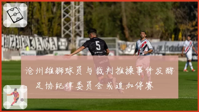 沧州雄狮球员与裁判推搡事件发酵,足协纪律委员会或追加停赛