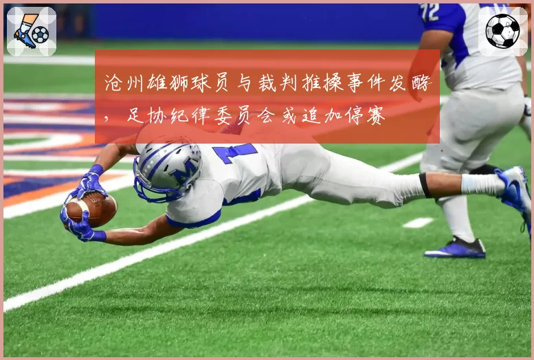 沧州雄狮球员与裁判推搡事件发酵,足协纪律委员会或追加停赛